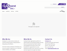 Tablet Screenshot of genquestinc.com